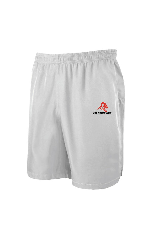 XAPE Original Logo Performance Shorts - White
