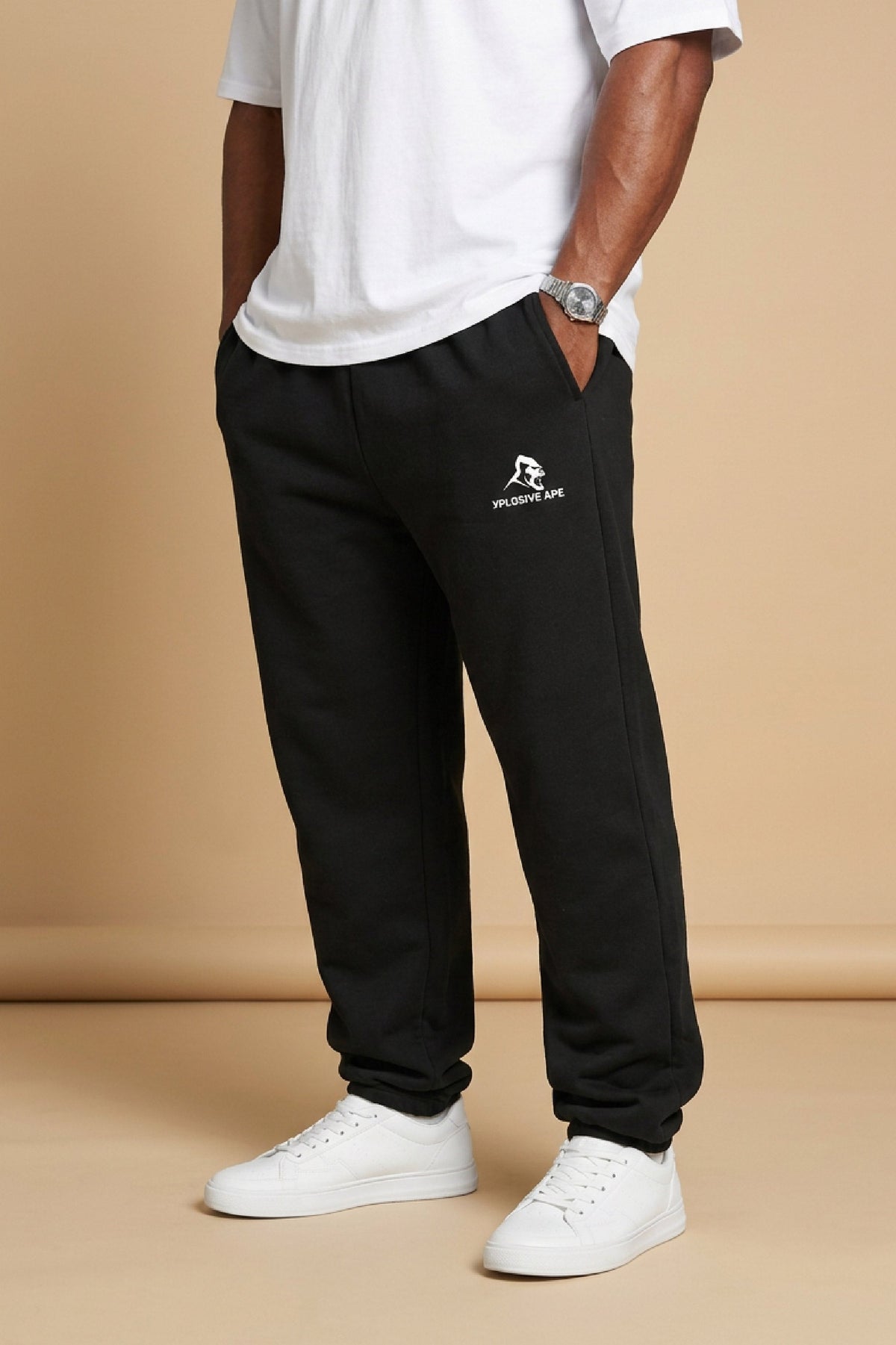 XAPE Prime Oversized Joggers - Black