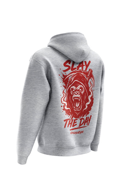 XAPE Slayer String Hoodie - Sports Grey