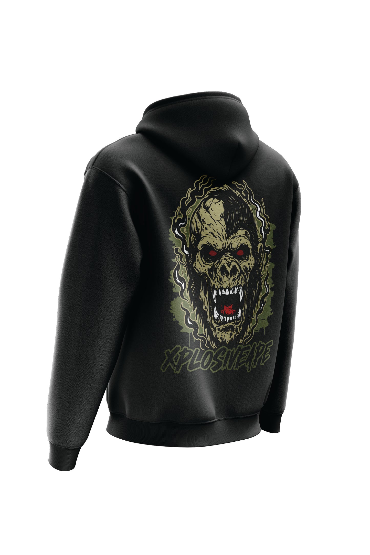 XAPE Undead String Hoodie - Black
