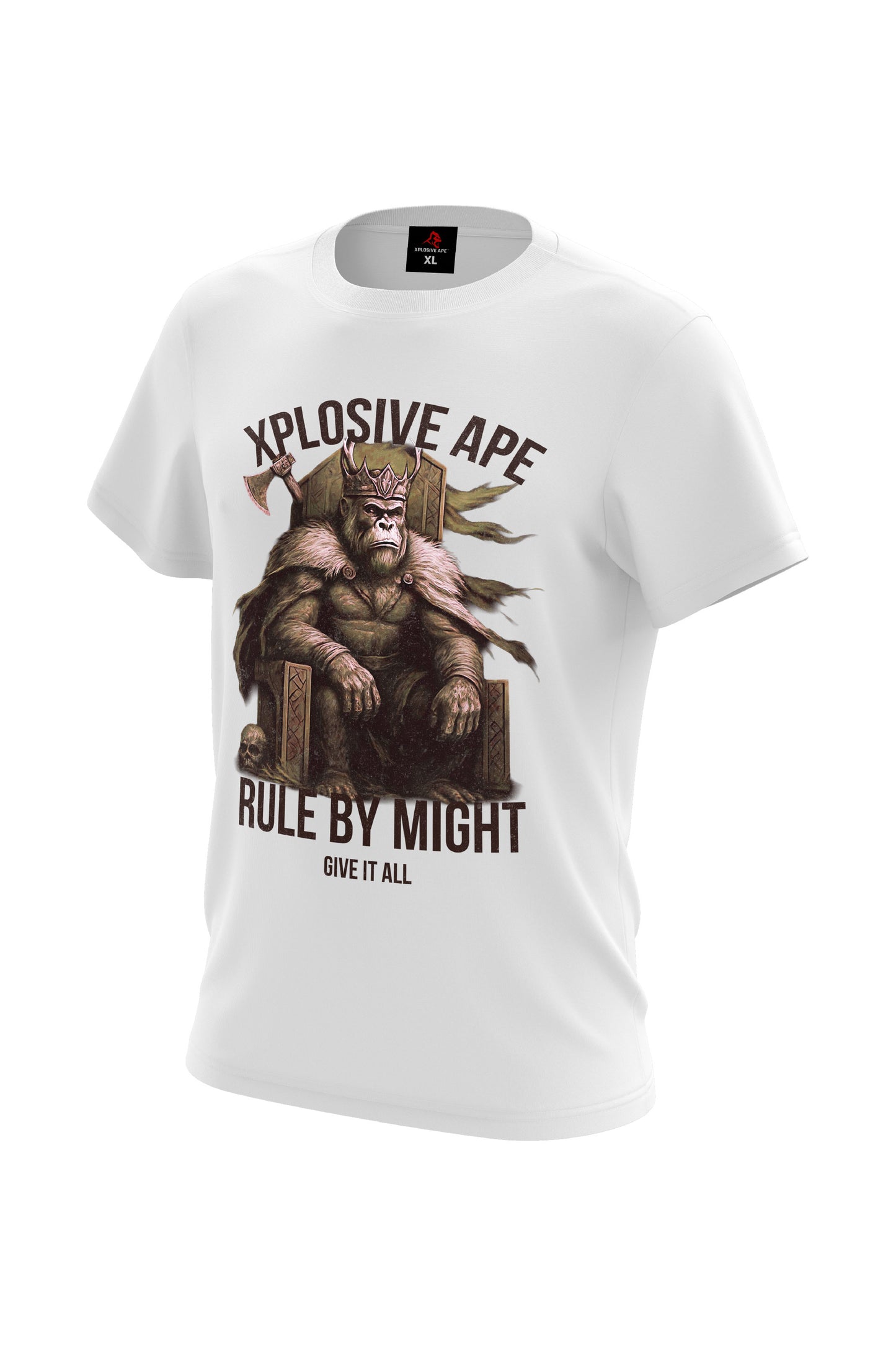 XAPE Rule By Might Tee - White