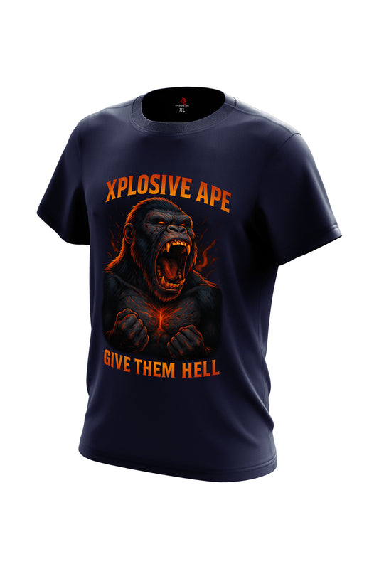XAPE Savage Howl Tee - Navy