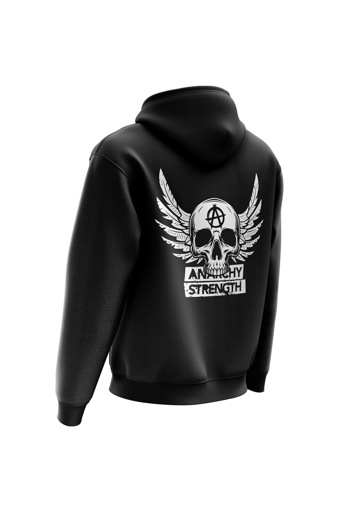 AS Skull Wings Hoodie - Black