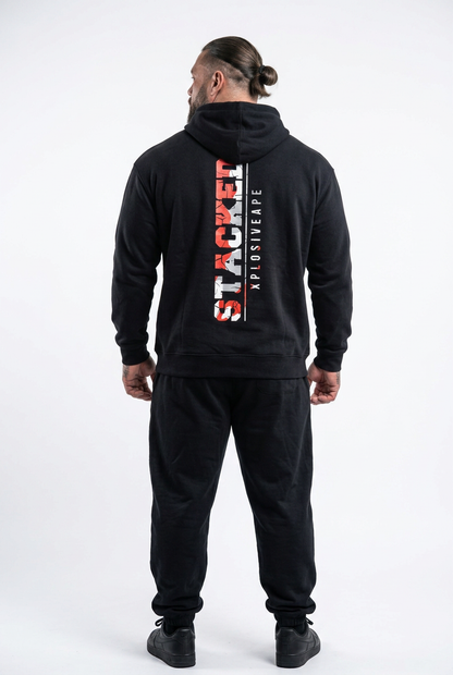 XAPE Stacked Hoodie - Black
