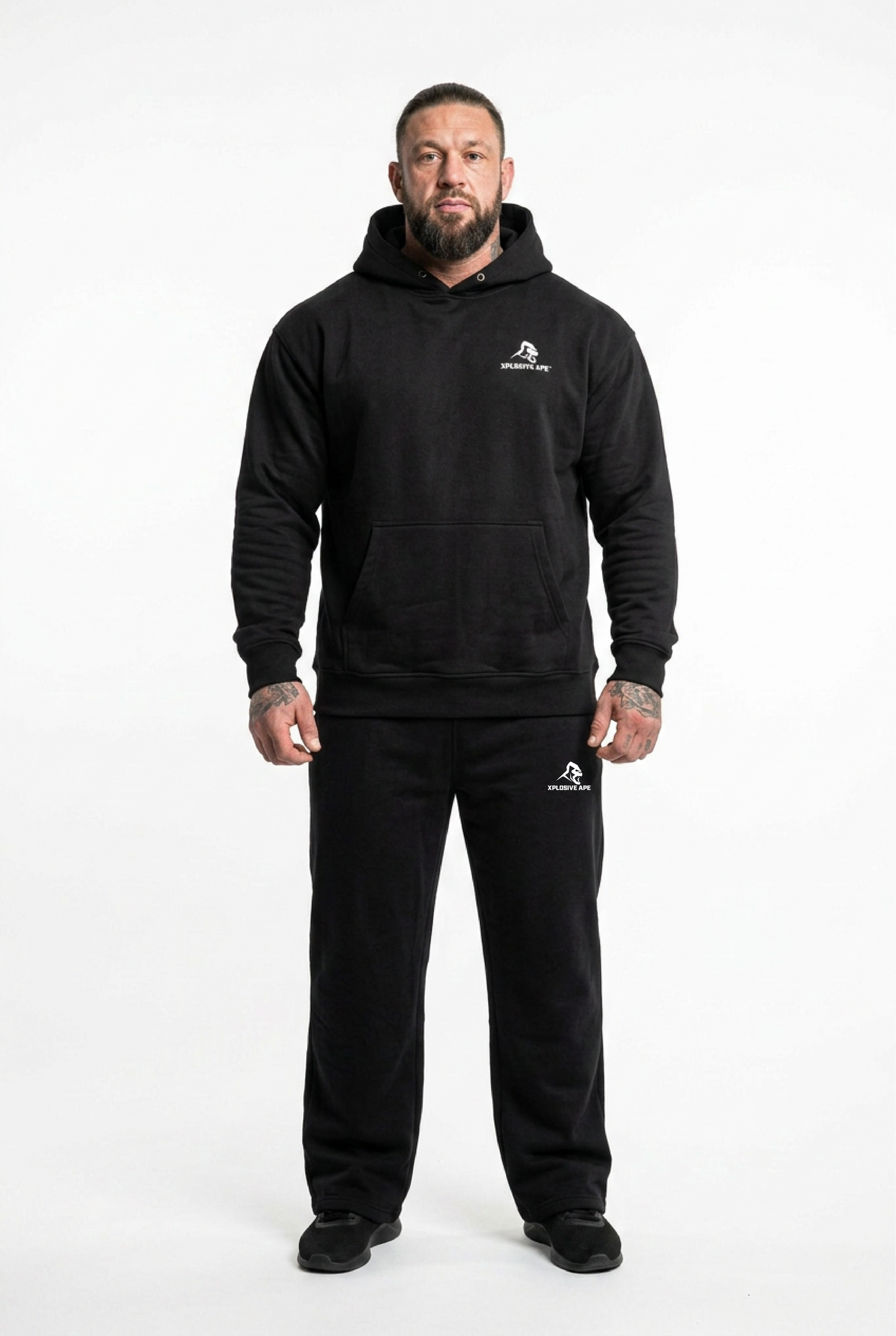 XAPE Stacked Hoodie - Black