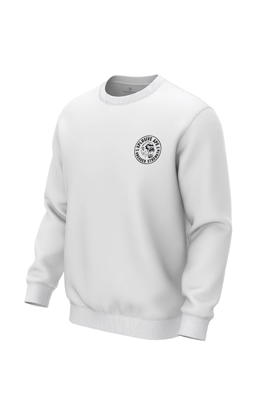 XAPE Uncaged Strength Sweatshirt - White