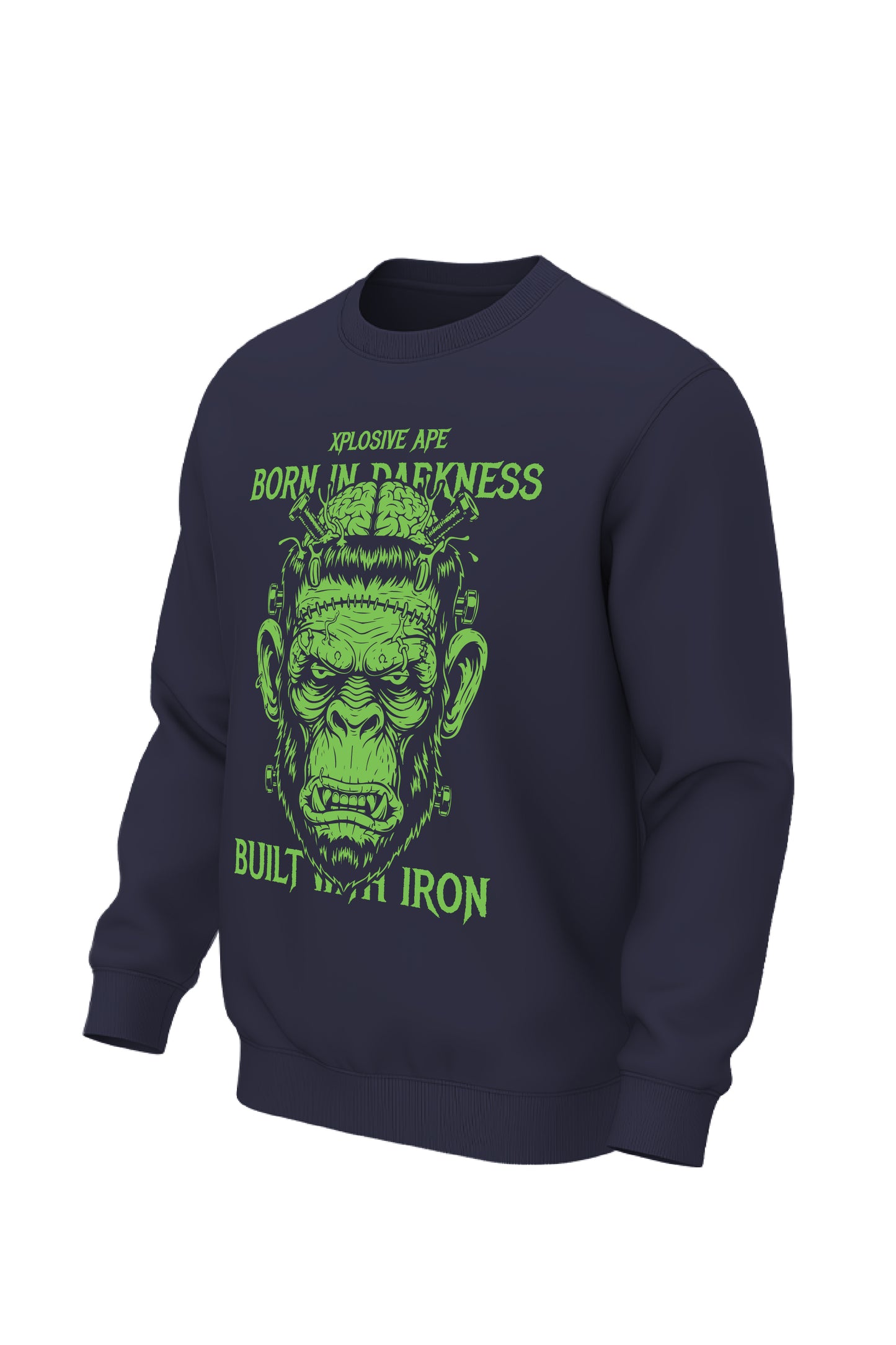 XAPE Frankenape V2 Sweatshirt - Navy