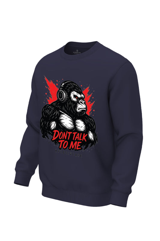XAPE Don't Talk To Me V2 Sweatshirt - Navy