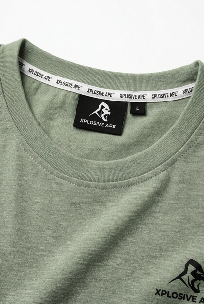 XAPE Graffiti V3 Oversized Tee - Sage