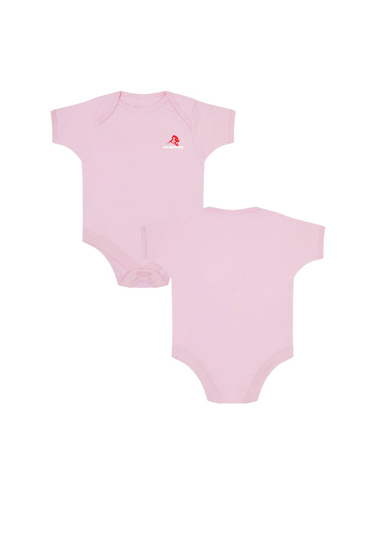 Little Apes Classic Baby Body Suit - Light Pink