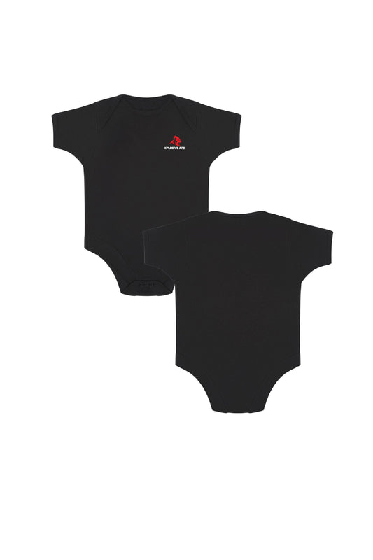 Little Apes Classic Baby Body Suit - Black