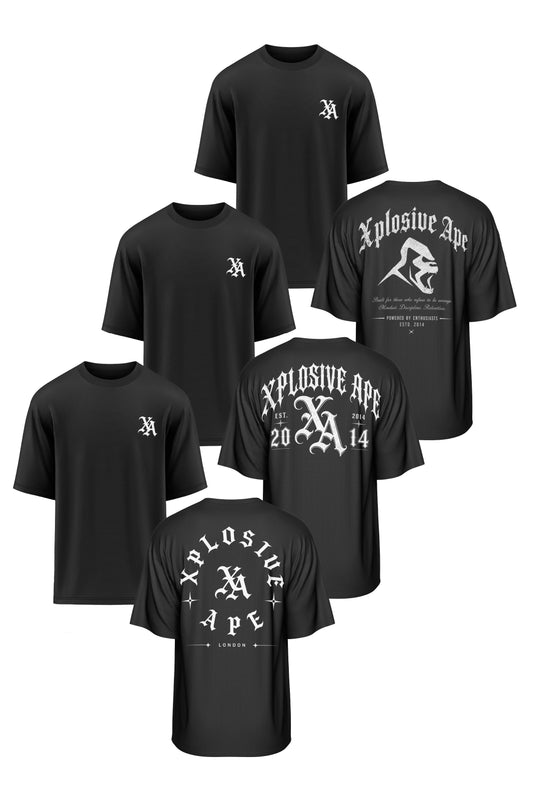 XAPE Venom Oversized 3 Tees Pack