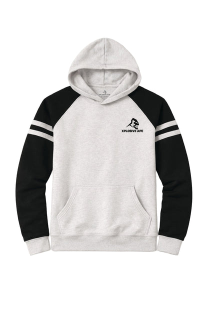 XAPE Classic Raglan Hoodie - Oatmeal Heather/Black