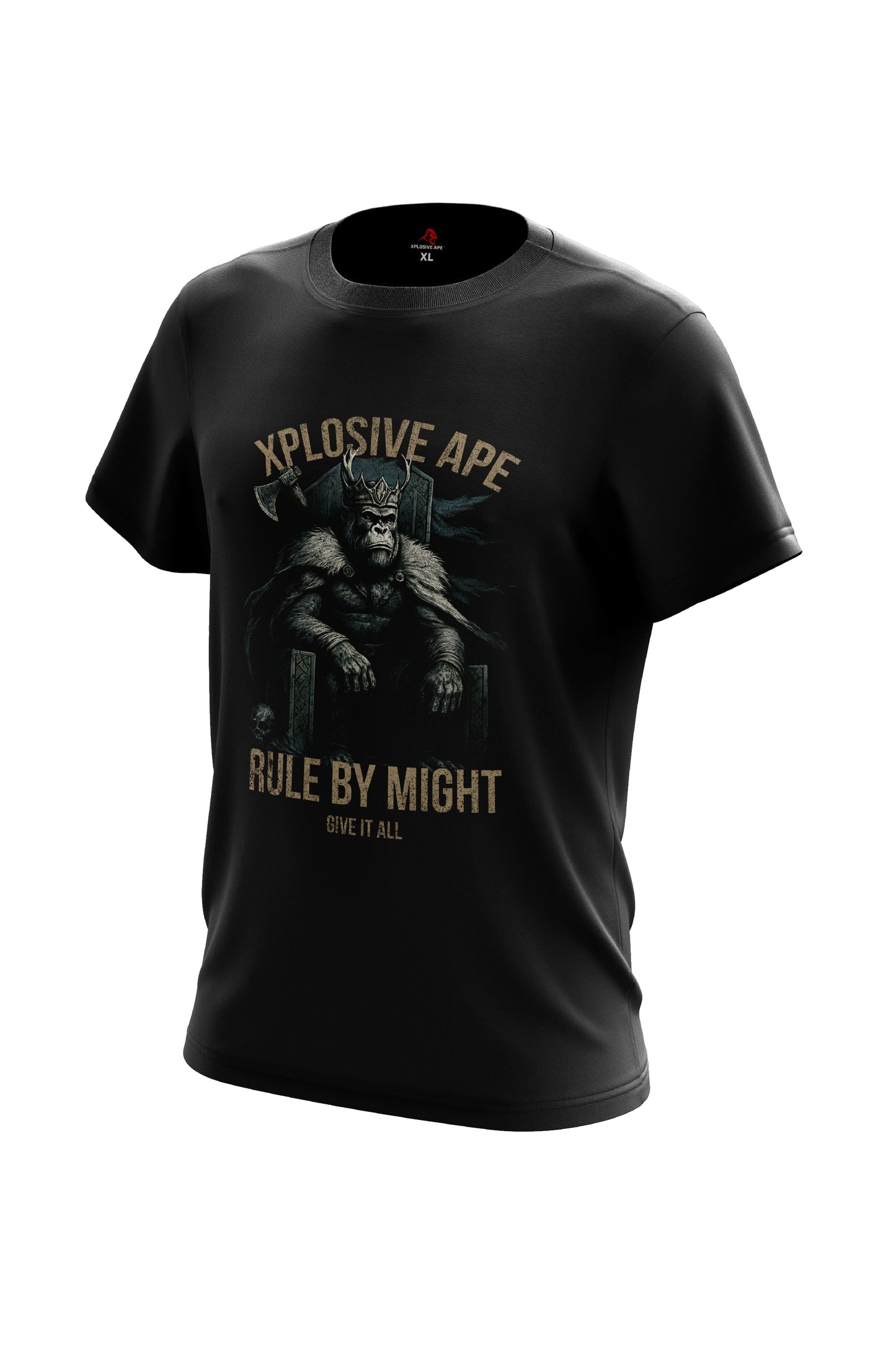 XAPE Rule By Might Tee - Black