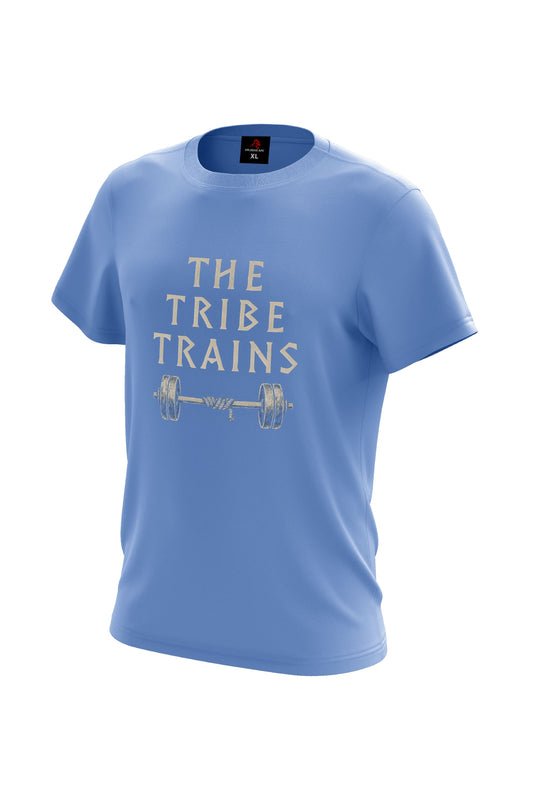 XAPE The Tribe Trains Tee - Carolina Blue