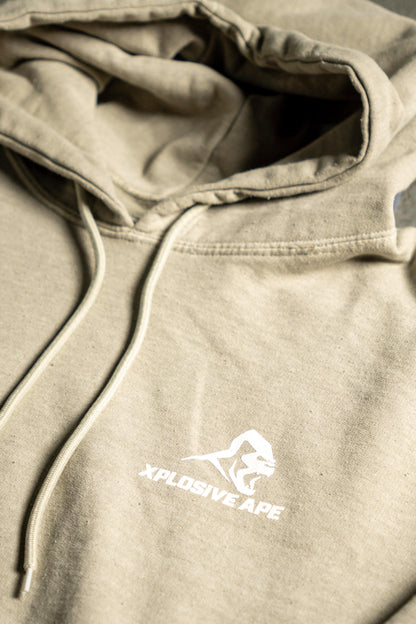 XAPE Vintage Wash String Hoodie - Stone