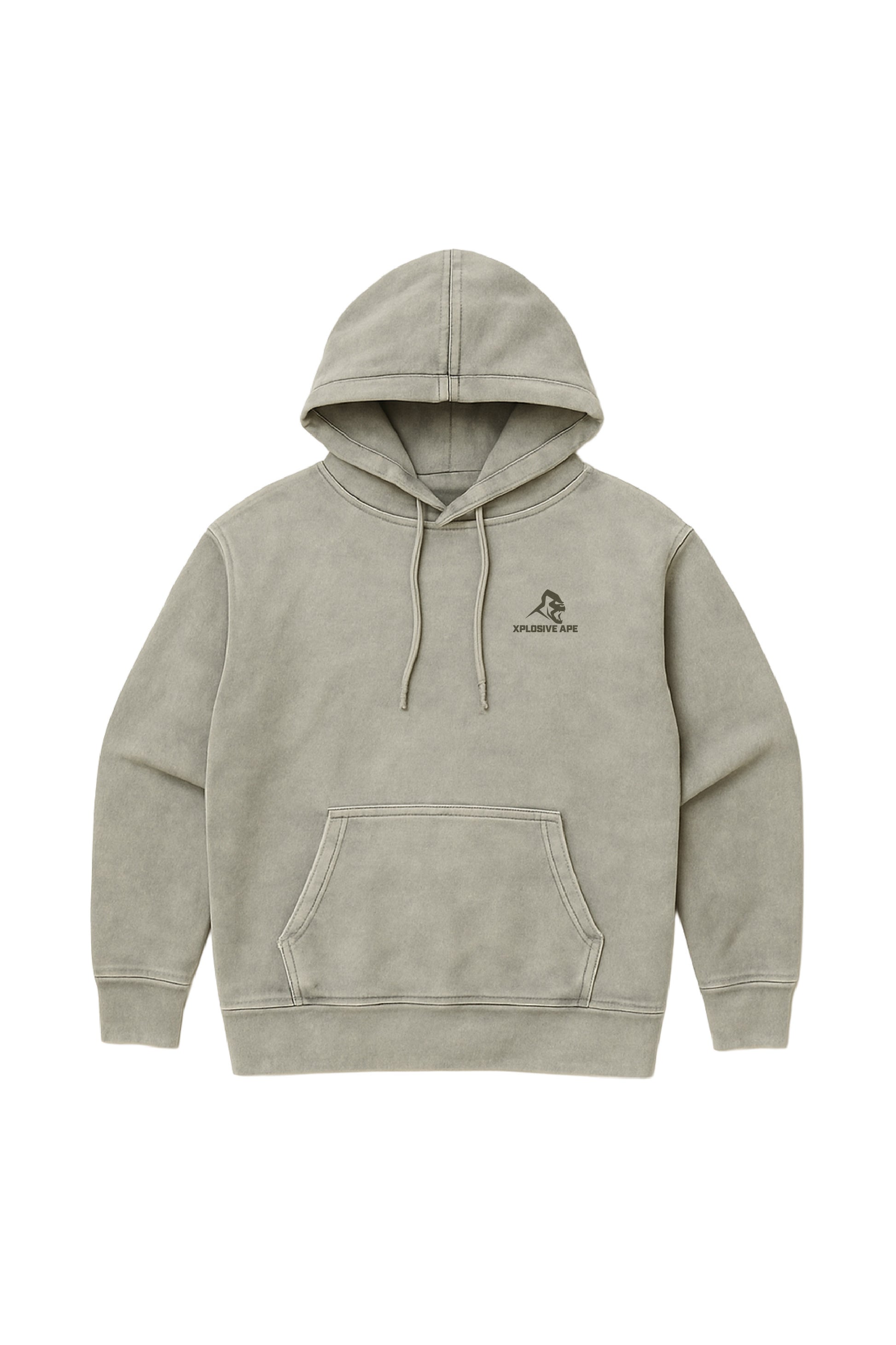 XAPE Essential Vintage Wash Hoodie - Stone
