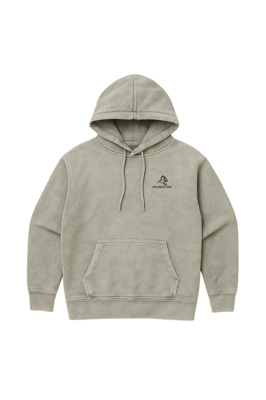 XAPE Essential Vintage Wash Hoodie - Stone