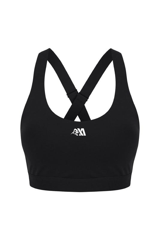 XA Women's Core Logo Impact Sports Bra - Black