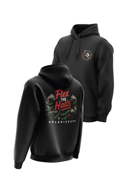 XAPE Xmas Flex String Hoodie - Black