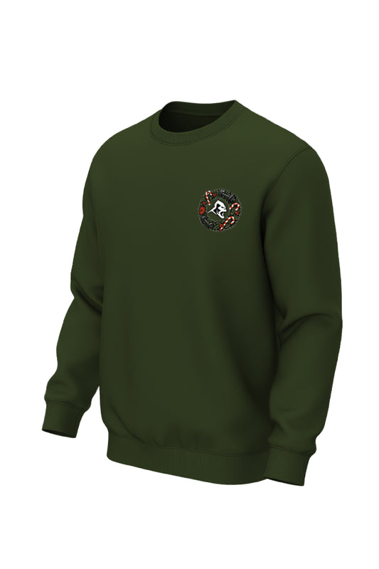 XAPE Xmas Wreath Sweatshirt - Forest Green