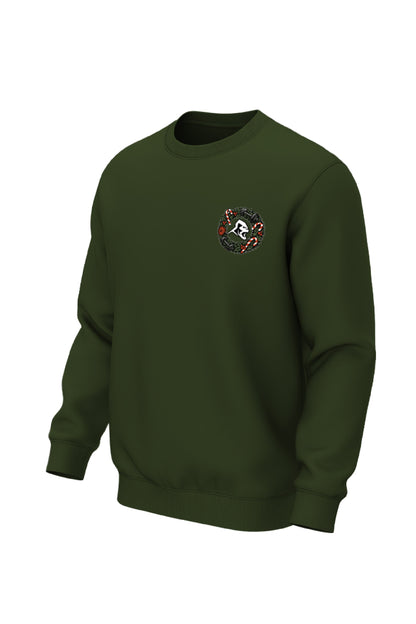 XAPE Xmas Wreath Sweatshirt - Forest Green